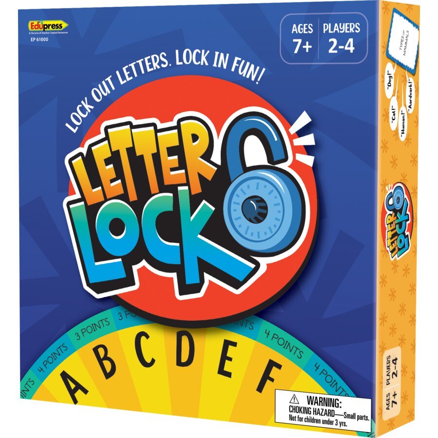 Letter Lock Board Game - Tools 4 Teaching