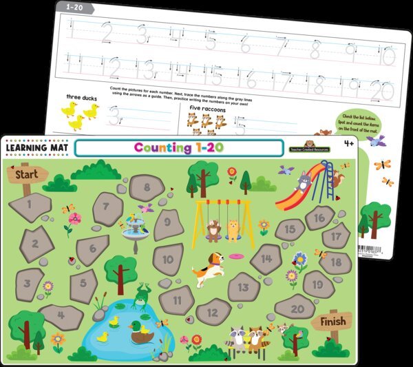 Counting 1-20 Learning Mat-Learning Mat-Tools 4 Teaching-Classroom Decor and More