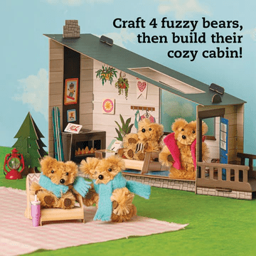 DIY Miniature Cozy Bear Cabin-Craft Activity-Tools 4 Teaching-Classroom Decor and More
