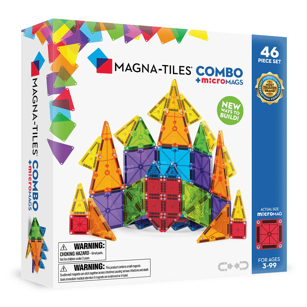 Magna Tiles microMags 46 piece combo set-Magnatiles-Tools 4 Teaching-Classroom Decor and More