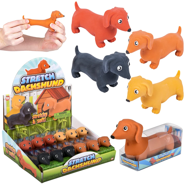 4.5" Stretch Dachshund (Assorted) - Tools 4 Teaching