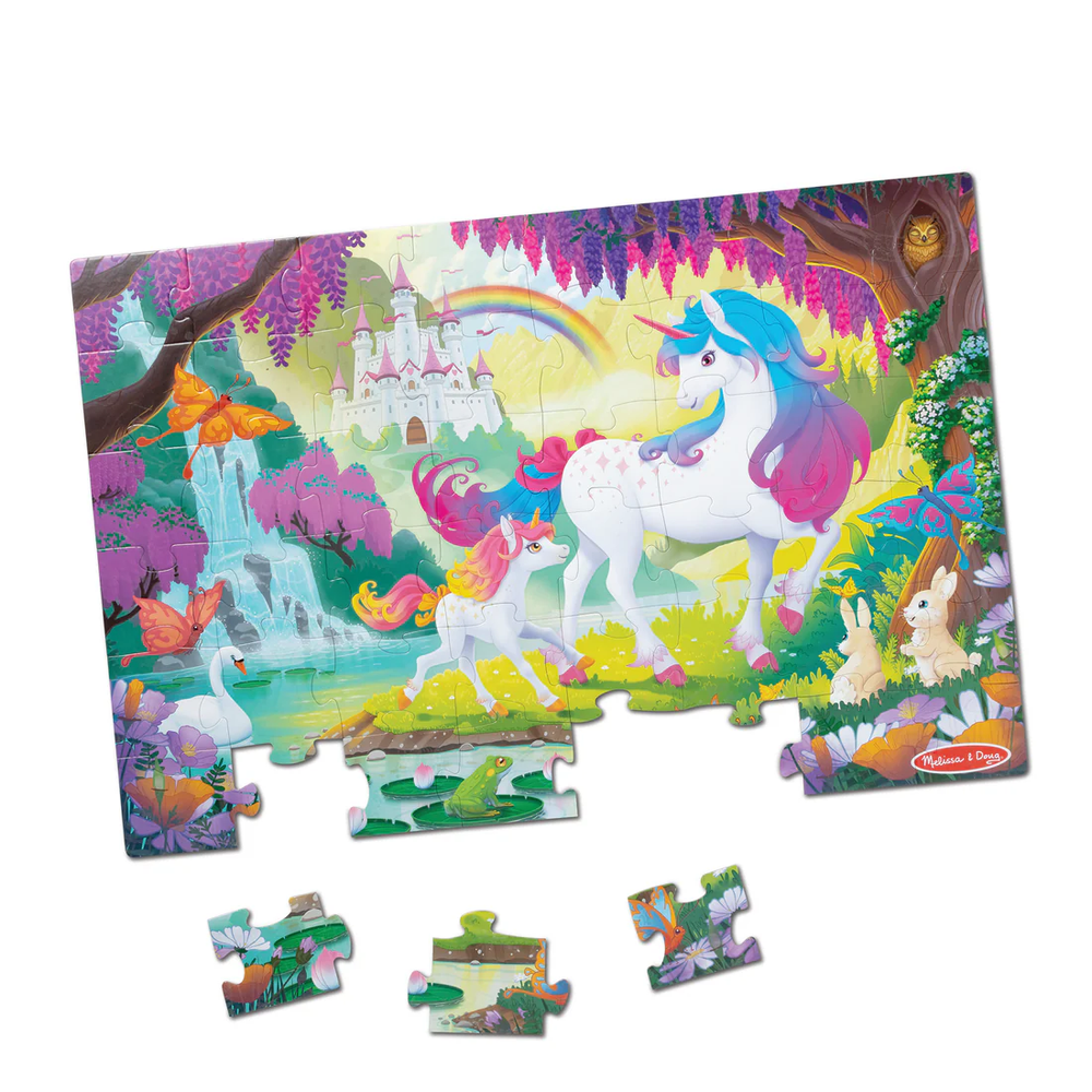 Glow In The Dark Floor Puzzle Magical Unicorn-Puzzles-Tools 4 Teaching-Classroom Decor and More