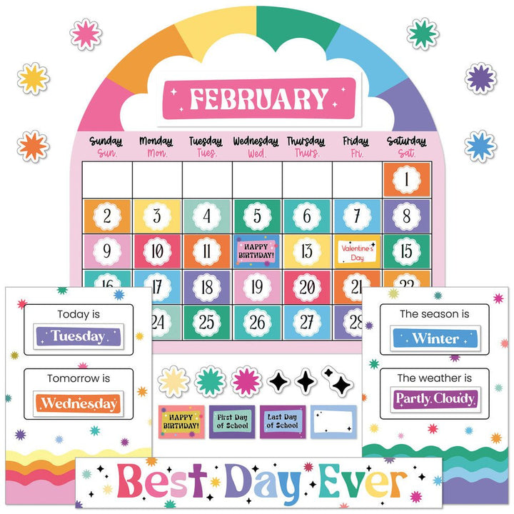 Retro Remix Decor Calendar-Calendars-Tools 4 Teaching-Classroom Decor and More