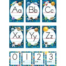 Outer Space Crew- Alphabet Bulletin Board-Bulletin Board Sets-Tools 4 Teaching-Classroom Decor and More