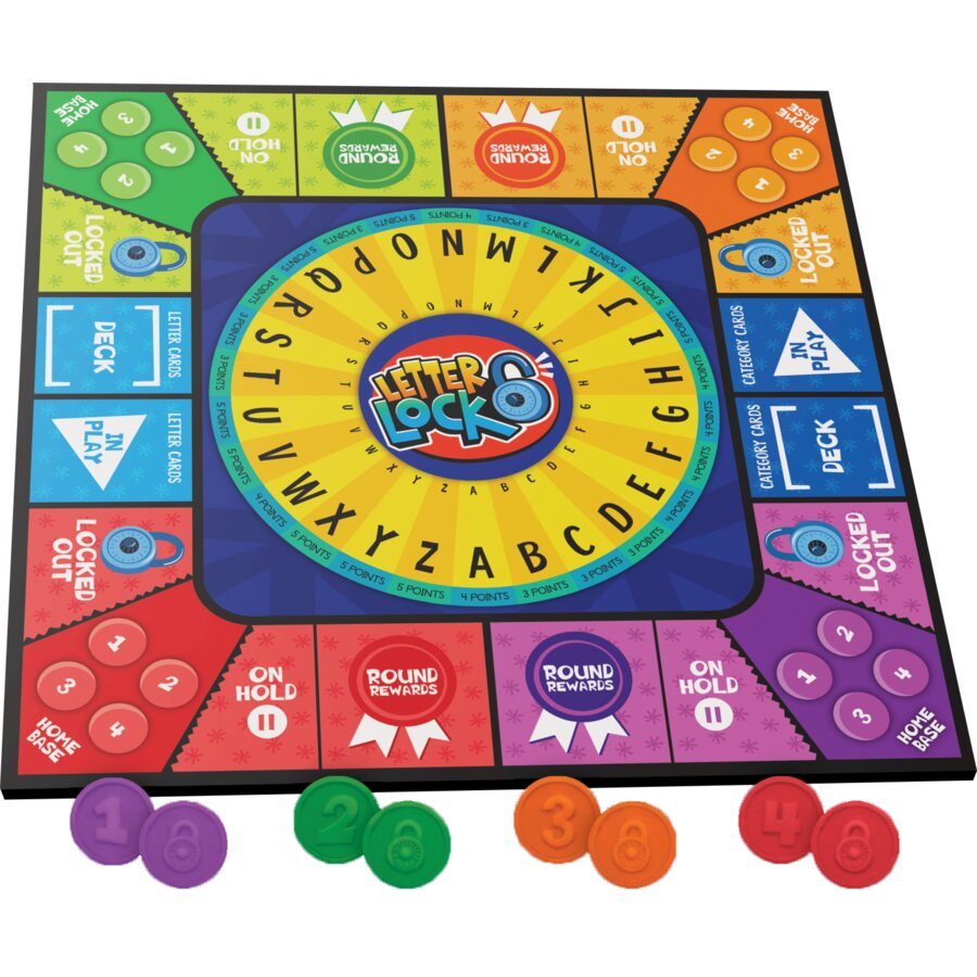Letter Lock Board Game - Tools 4 Teaching