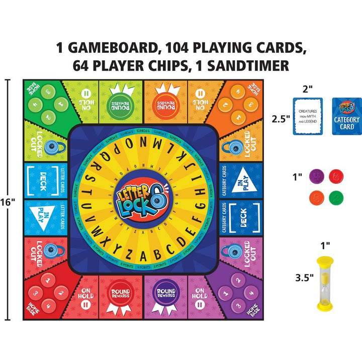 Letter Lock Board Game - Tools 4 Teaching