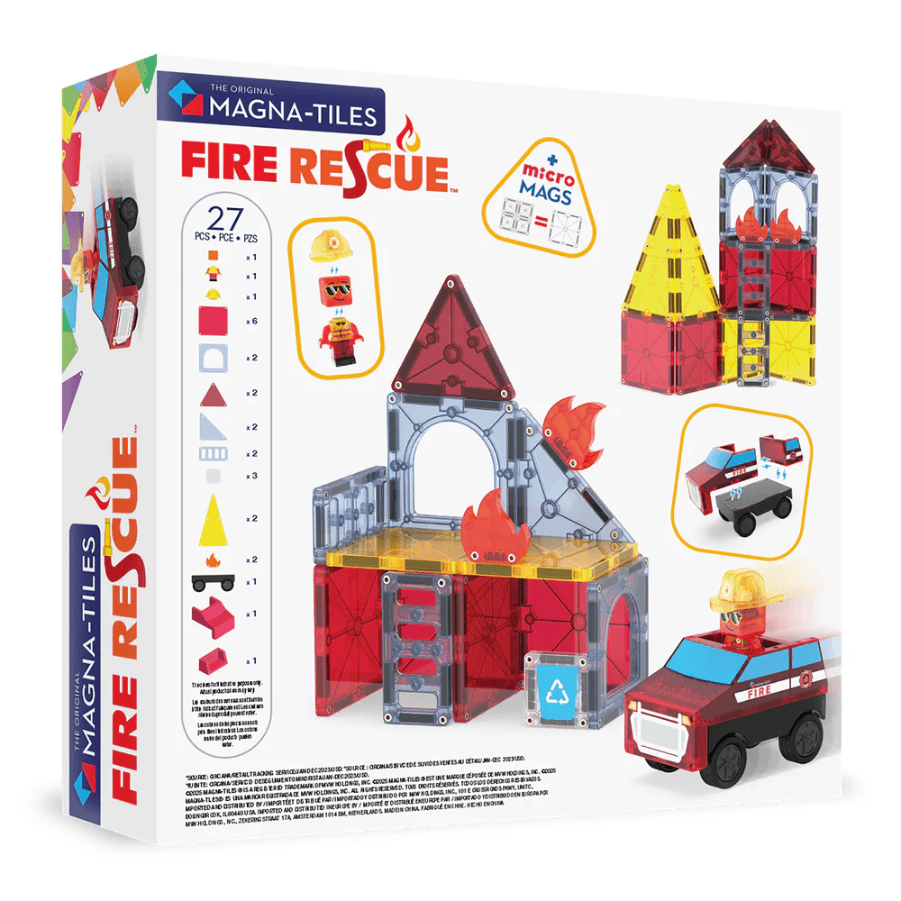 MagnaTiles- Fire Rescue-Magnatiles-Tools 4 Teaching-Classroom Decor and More