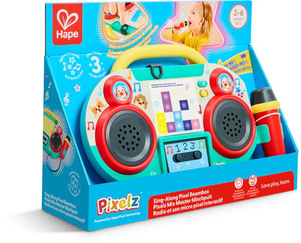 Sing Along Pixel Boombox