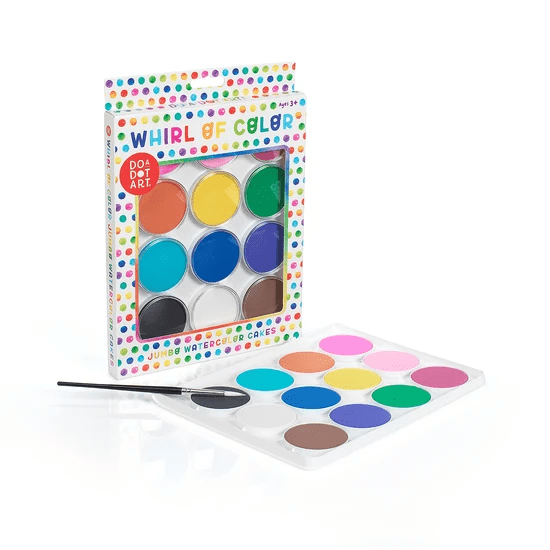 Jumbo Watercolor Cakes (12 pk) - Tools 4 Teaching
