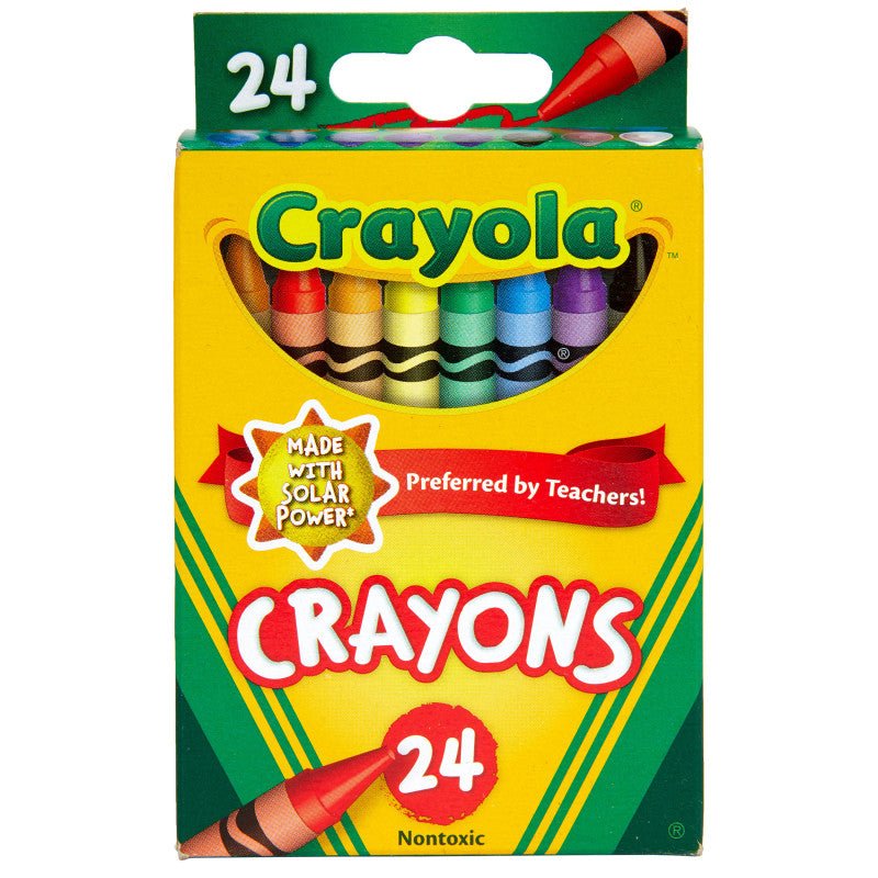 24 ct. Crayons Peggable-Art Supplies-Tools 4 Teaching-Classroom Decor and More
