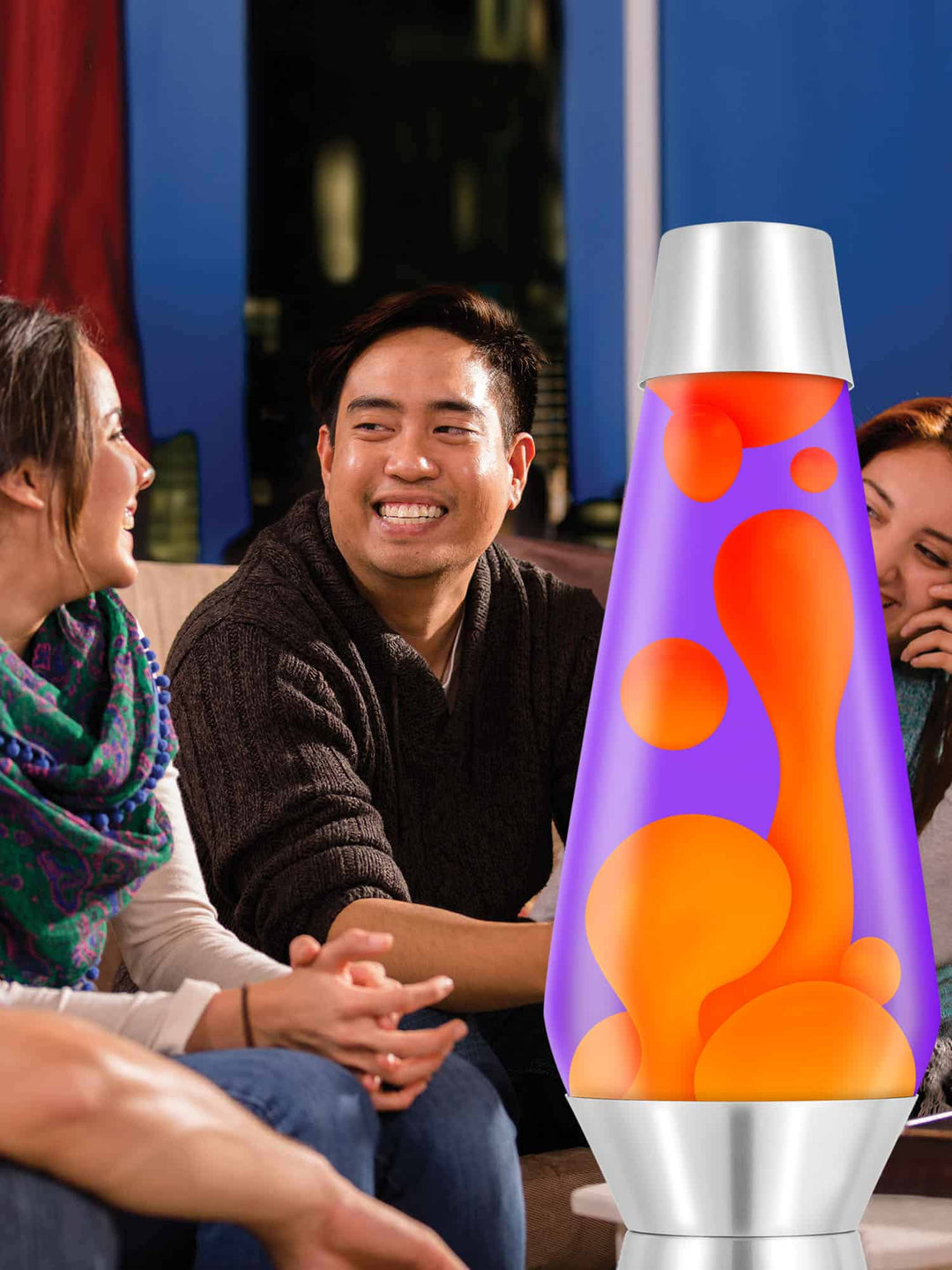 27" LAVA® Grande Lamp - Yellow wax / purple liquid-Lava-Tools 4 Teaching-Classroom Decor and More