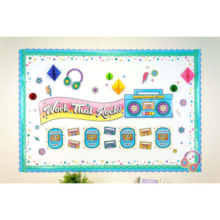 Retro Remix Cool Waves Border - Tools 4 Teaching