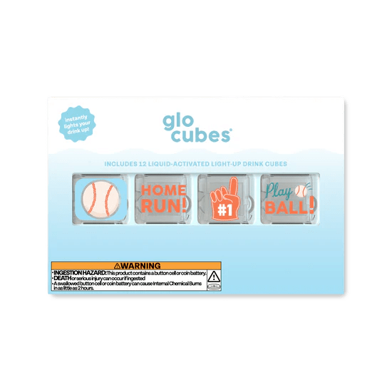 Glo Cubes - Custom Baseball 12 Pack-Sensory Play-Tools 4 Teaching-Classroom Decor and More