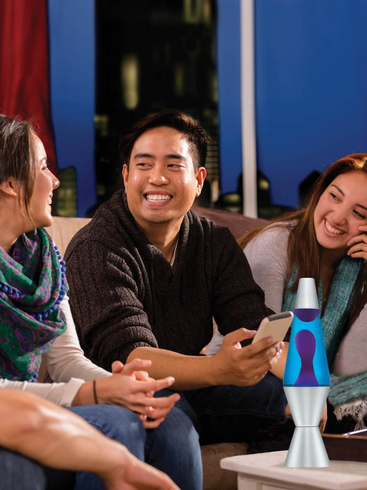 14.5'' LAVA® Lamp - Purple wax / blue liquid-Lava-Tools 4 Teaching-Classroom Decor and More