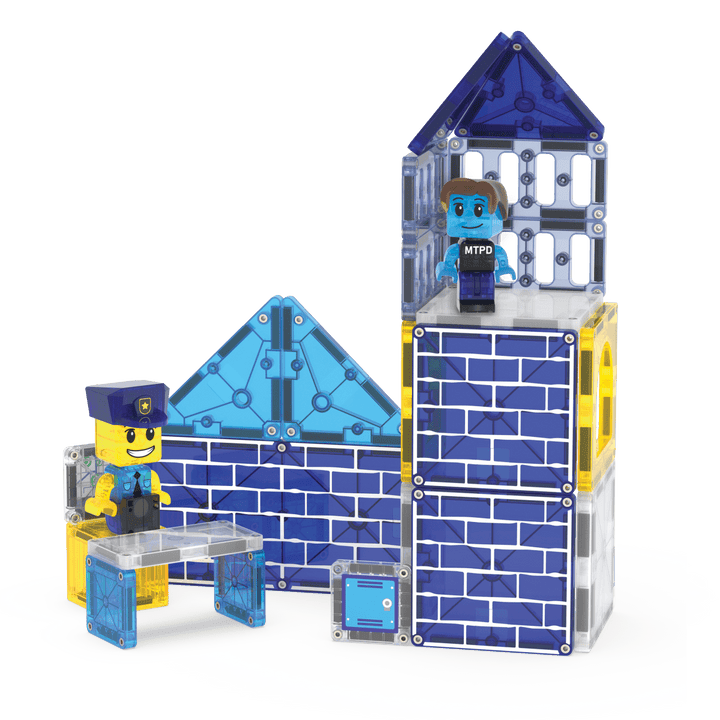 MAGNA-TILES® Police Station™ 35 Piece Set - Tools 4 Teaching