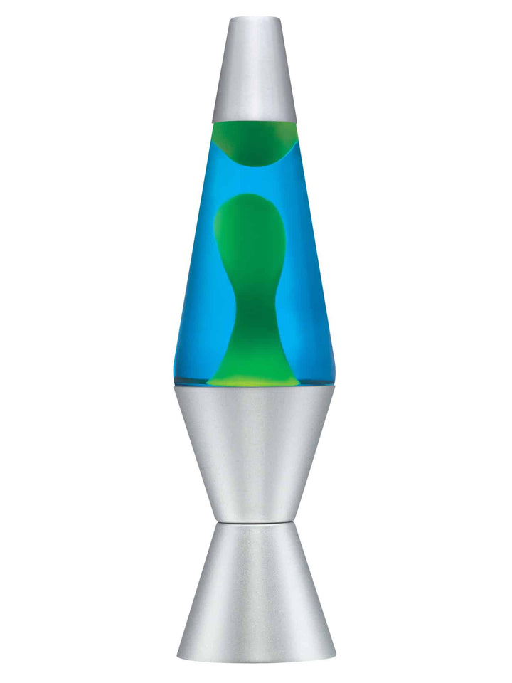 14.5'' LAVA® Lamp - Yellow wax / blue liquid-Lava-Tools 4 Teaching-Classroom Decor and More