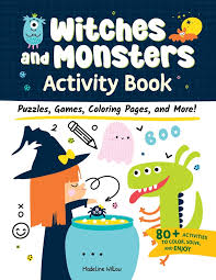 Witches and Monsters Activity Book-Activity Pads-Tools 4 Teaching-Classroom Decor and More