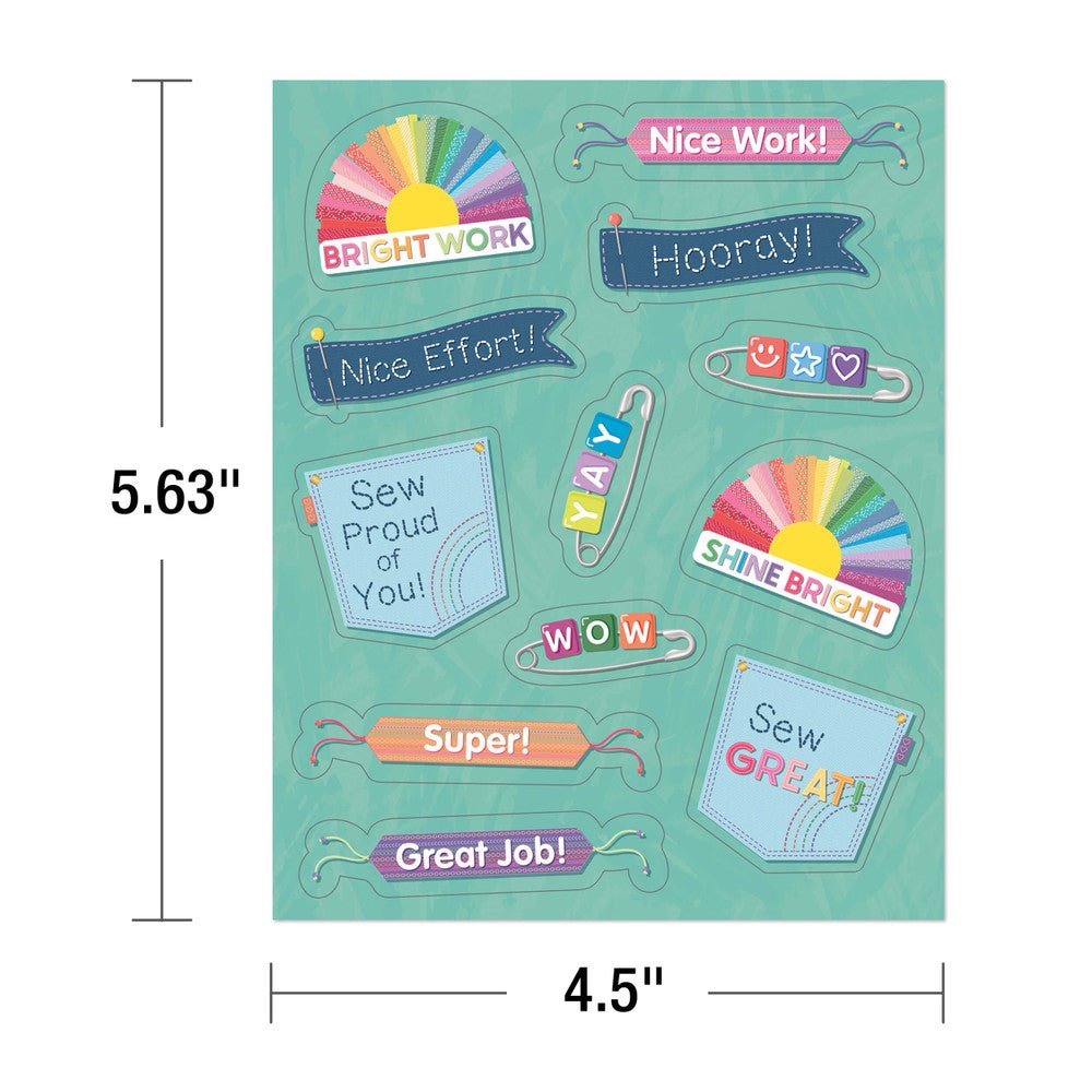 Crafty And Cool Stickers-Stickers-Tools 4 Teaching-Classroom Decor and More