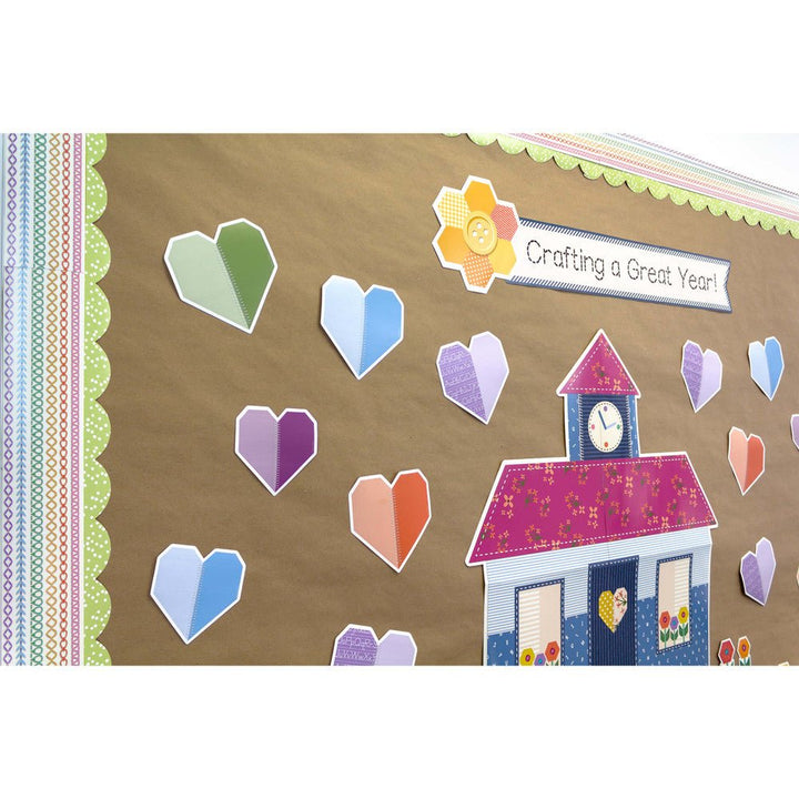 Crafty And Cool Crafting A Great Year Bulletin Board Set-Bulletin Board Sets-Tools 4 Teaching-Classroom Decor and More