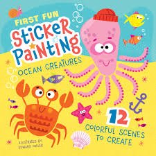 First Fun Sticker Painting Ocean Creatures-Activity Pads-Tools 4 Teaching-Classroom Decor and More