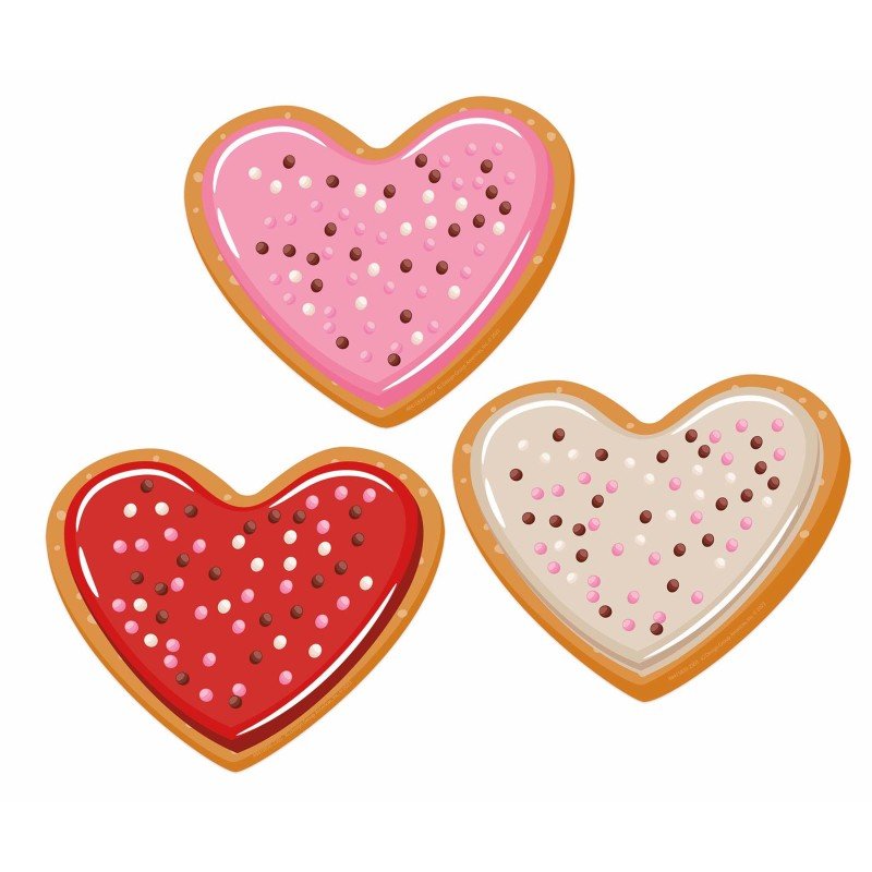 Heart Cookies Cut Outs-Tools 4 Teaching-Classroom Decor and More