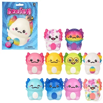 Squish Axolotl 4"-Fidgets-Tools 4 Teaching-Classroom Decor and More