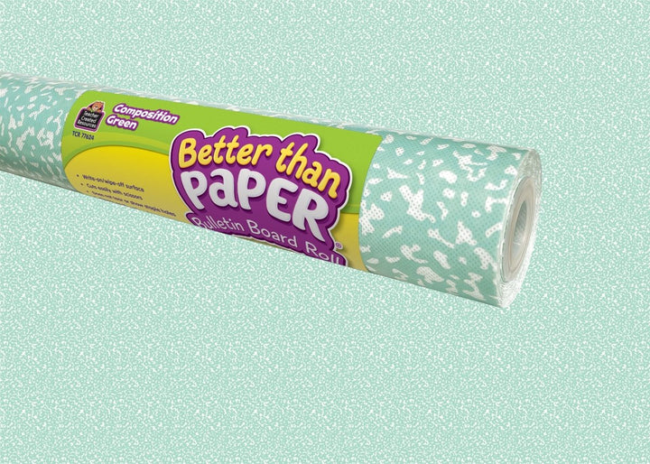 Better Than Paper® Bulletin Board Roll: Green Composition - Tools 4 Teaching