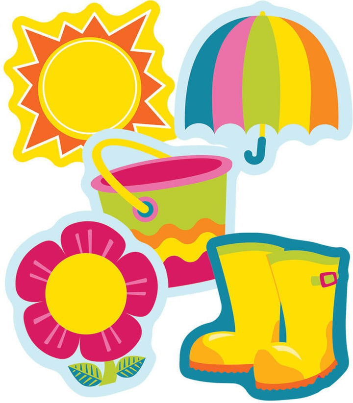 Spring Mix Mini Cutouts - Tools 4 Teaching