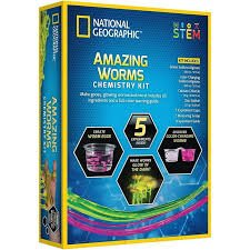 National Geographic Amazing Worms Chemistry Kit-Science & STEM-Tools 4 Teaching-Classroom Decor and More