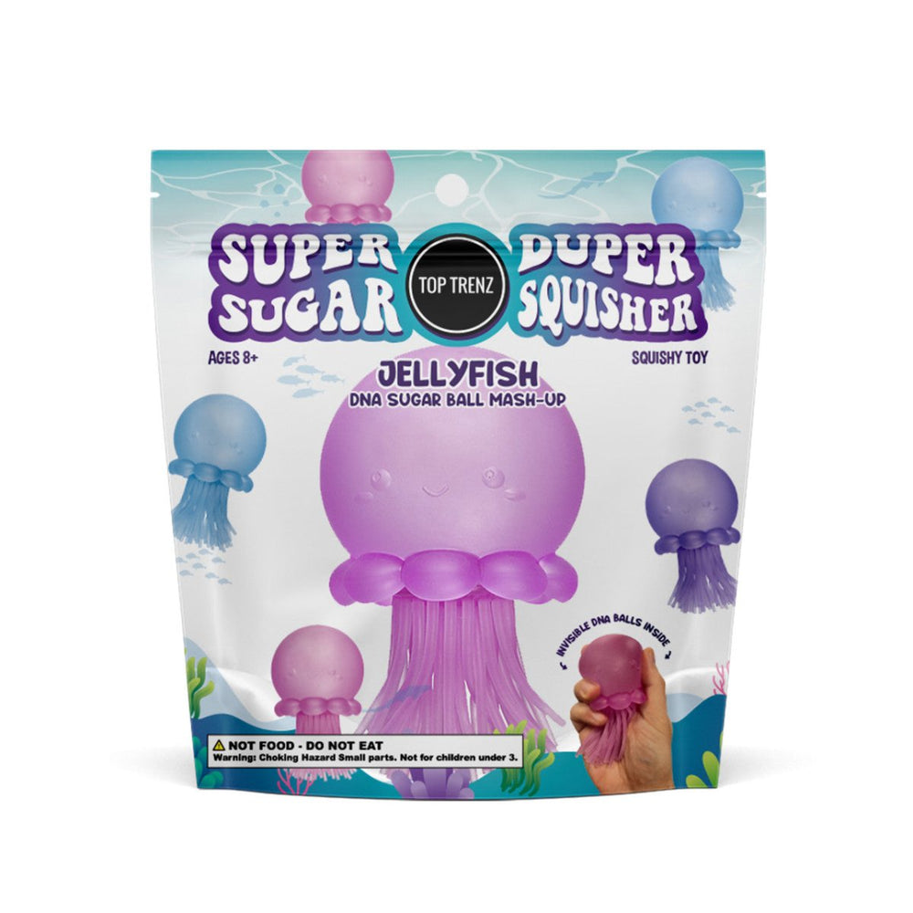 Super Duper Sugar Squisher - Jelly Fish Sugar DNA (Assorted Colors)-Fidgets-Tools 4 Teaching-Classroom Decor and More