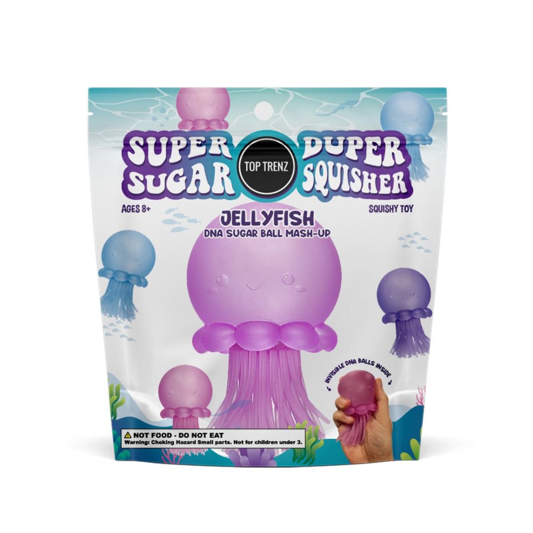 Super Duper Sugar Squisher - Jelly Fish Sugar DNA (Assorted Colors)-Fidgets-Tools 4 Teaching-Classroom Decor and More