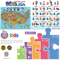 101 Things to Spot in the USA 100 Piece Kids Jigsaw Puzzle - Tools 4 Teaching