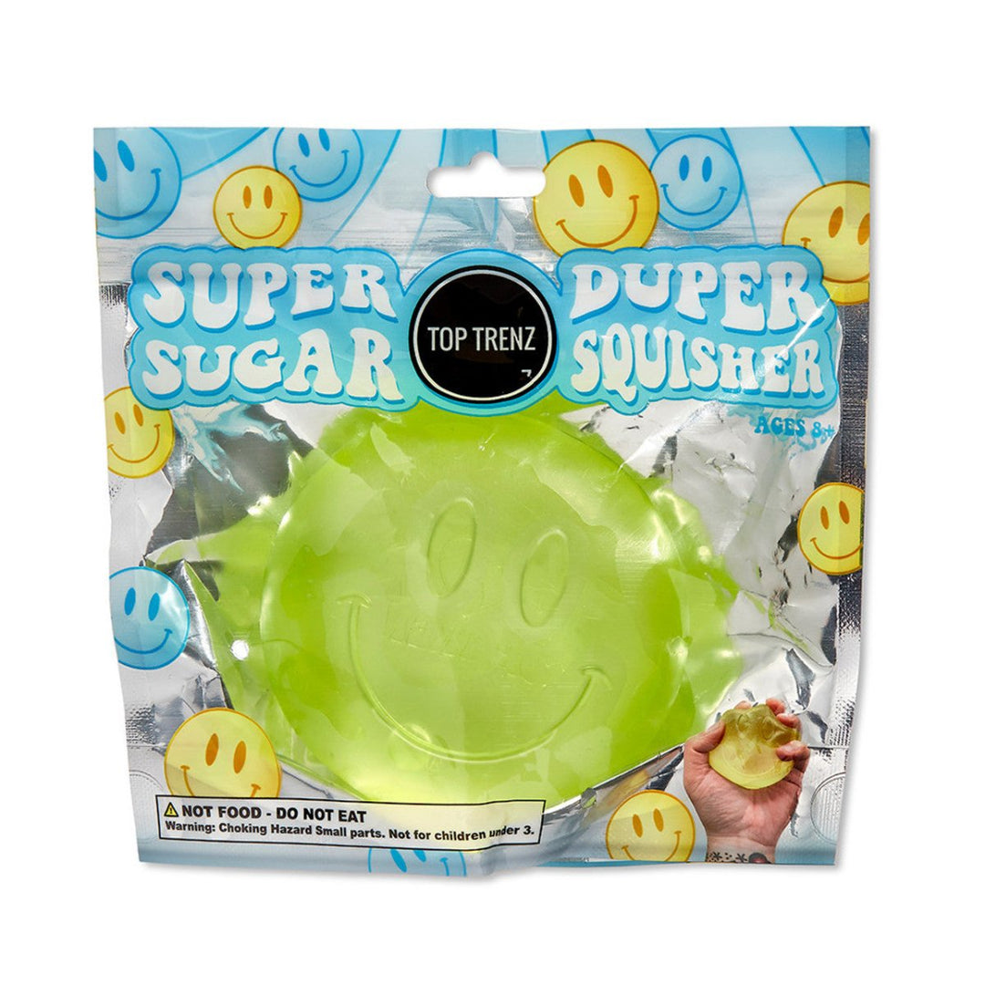 Super Duper Sugar Squisher Toy - Happy Face (Assorted Colors)-Fidgets-Tools 4 Teaching-Classroom Decor and More