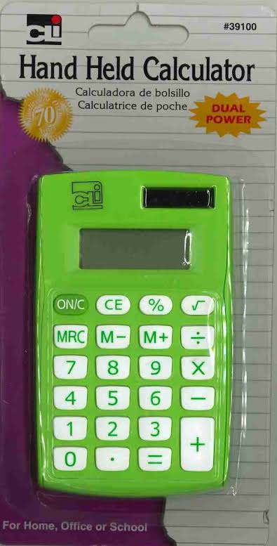 *Hand Held Calculator