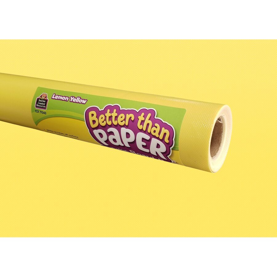 Better Than Paper® Bulletin Board Roll: Lemon Yellow-Bulletin Board Paper - Better Than Paper-Tools 4 Teaching-Classroom Decor and More
