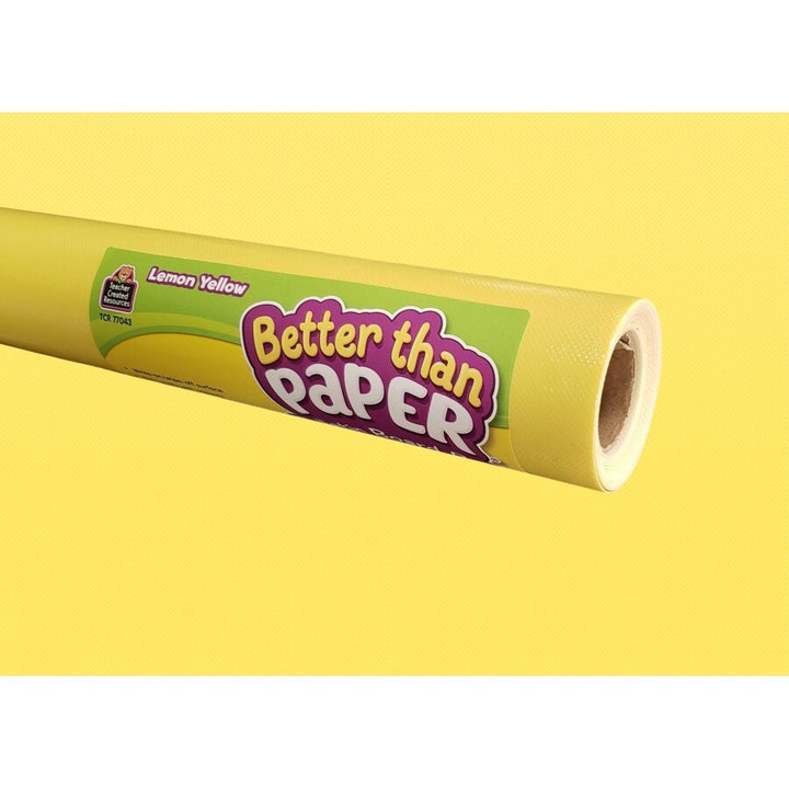 Better Than Paper® Bulletin Board Roll: Lemon Yellow-Bulletin Board Paper - Better Than Paper-Tools 4 Teaching-Classroom Decor and More