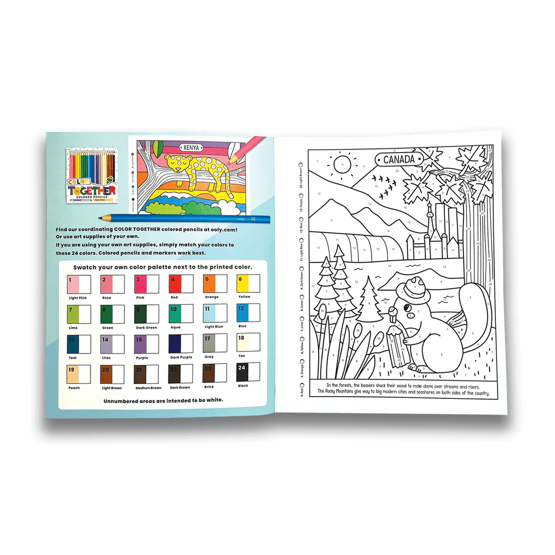 Color By Numbers Coloring Book - Wonderful World-Craft Activity-Tools 4 Teaching-Classroom Decor and More
