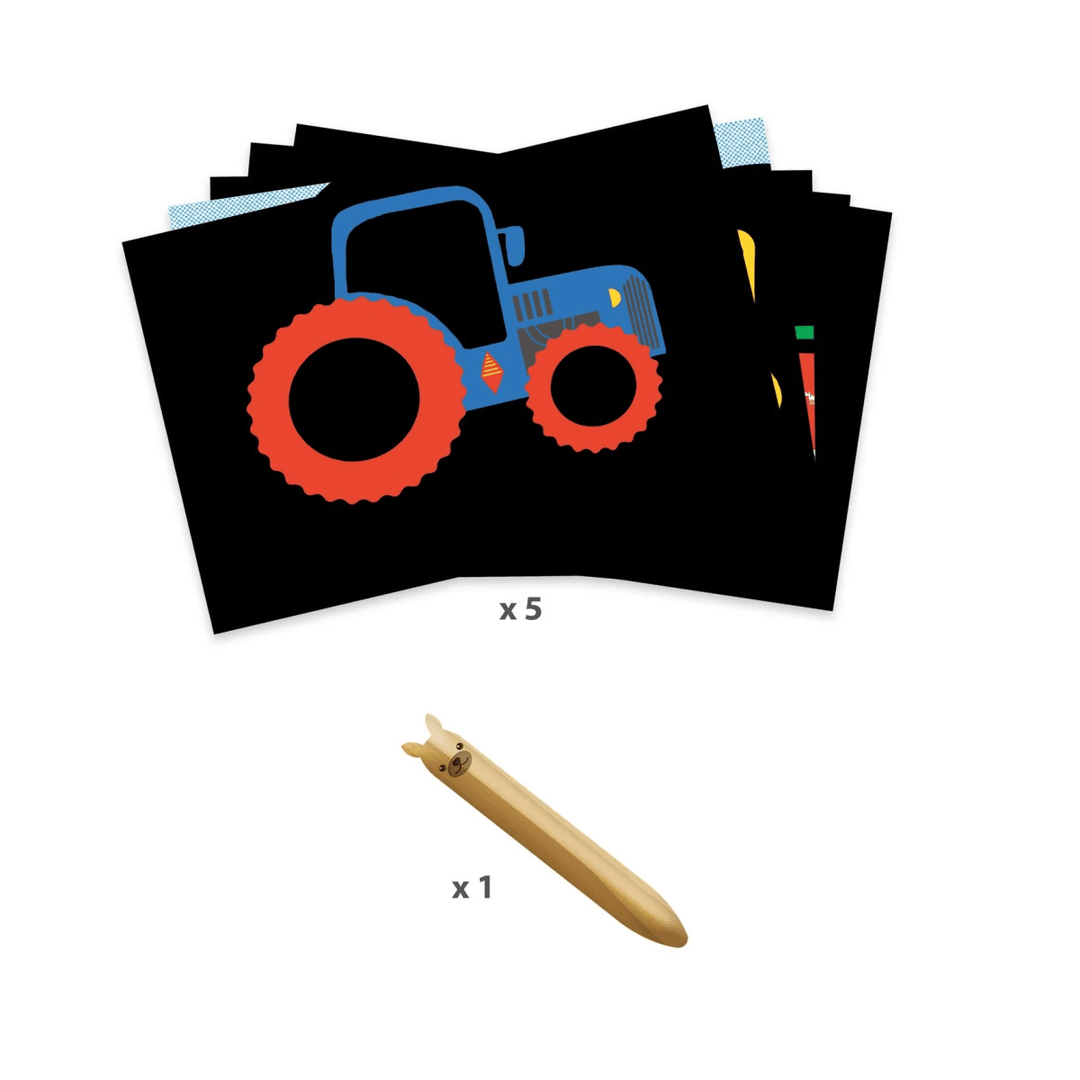 Learning about Vehicles Scratch Cards Activity-Craft Activity-Tools 4 Teaching-Classroom Decor and More
