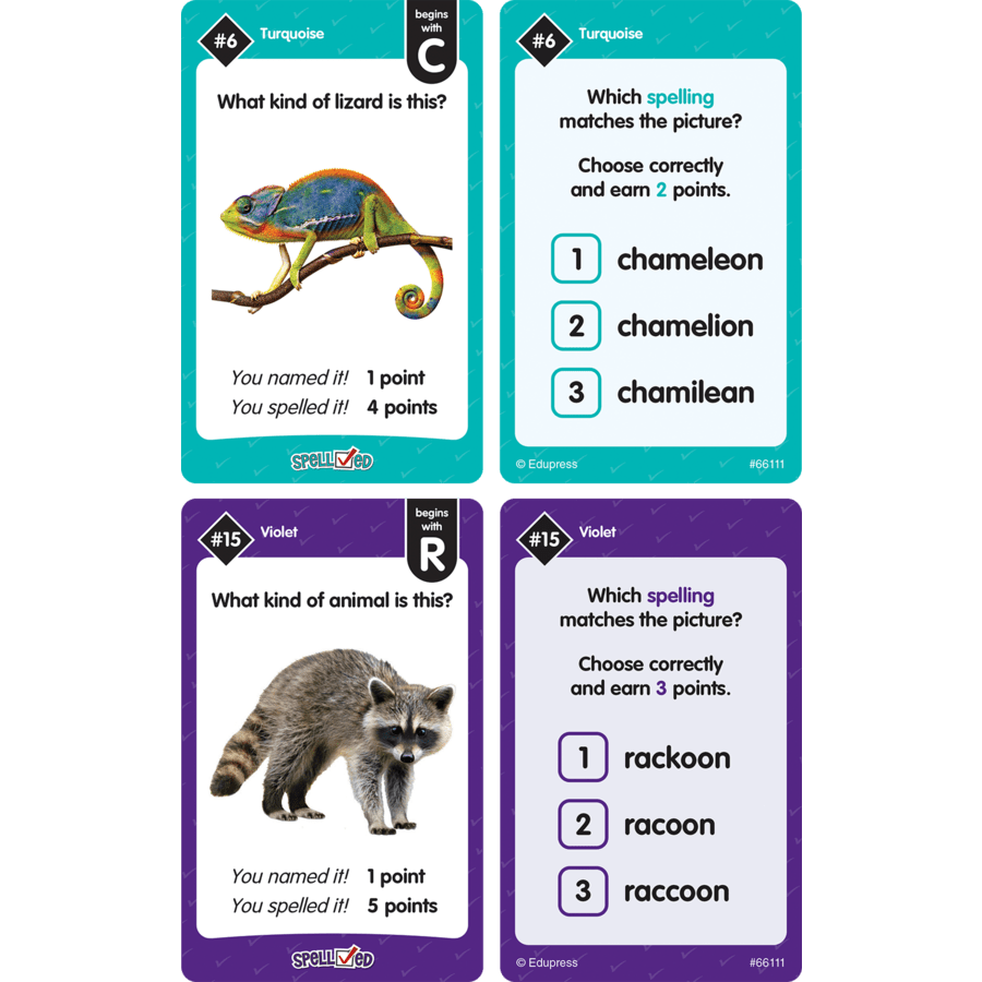 SpellChecked Card Game-Subjects - Reading - Reading Manipulatives-Tools 4 Teaching-Classroom Decor and More