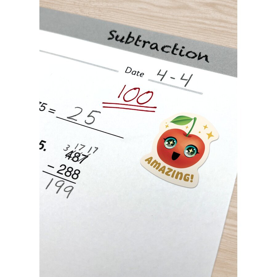 Cherry Smelly Stickers-Stickers-Tools 4 Teaching-Classroom Decor and More