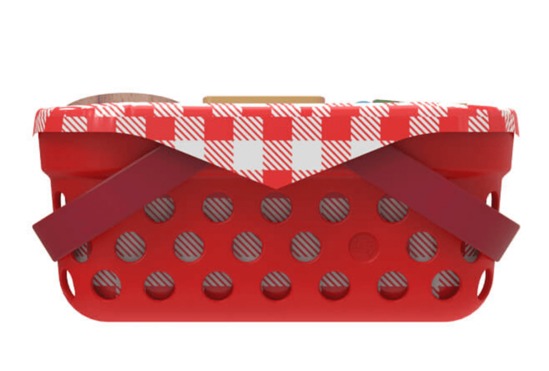 Pretendables Picnic Basket Set-Play Food-Tools 4 Teaching-Classroom Decor and More