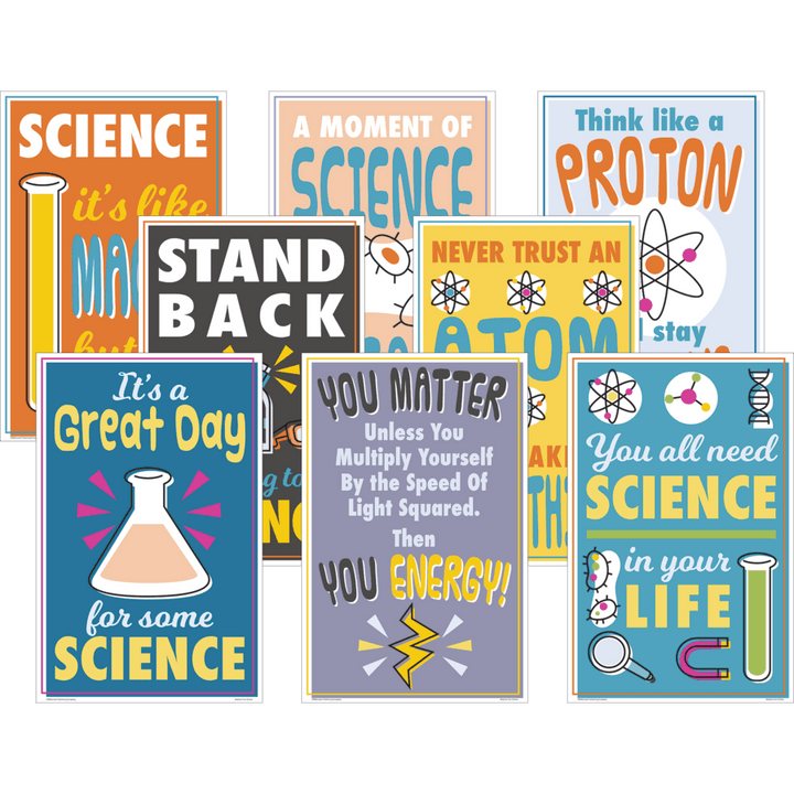 Science Fun Charts-Bulletin Board Sets-Tools 4 Teaching-Classroom Decor and More