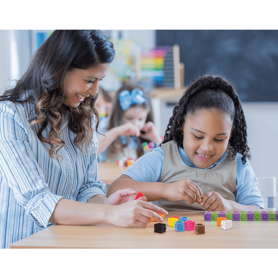 Numbers and Shapes Connecting Cubes-Math-Tools 4 Teaching-Classroom Decor and More