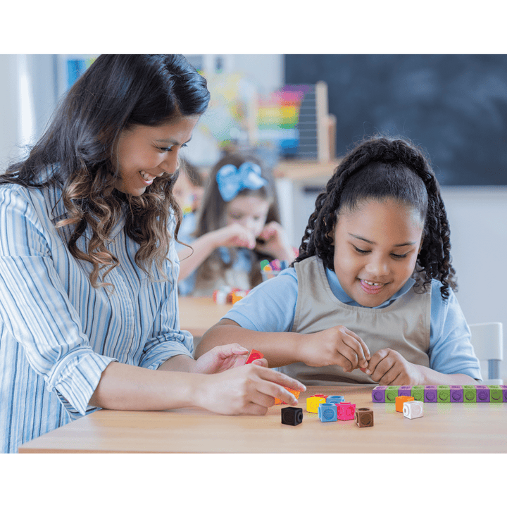 Numbers and Shapes Connecting Cubes-Math-Tools 4 Teaching-Classroom Decor and More