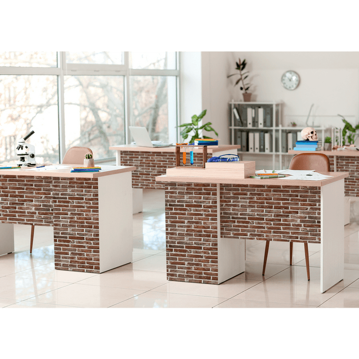 Red Brick Peel and Stick Decorative Paper-Bulletin Board Paper - Fadeless-Tools 4 Teaching-Classroom Decor and More