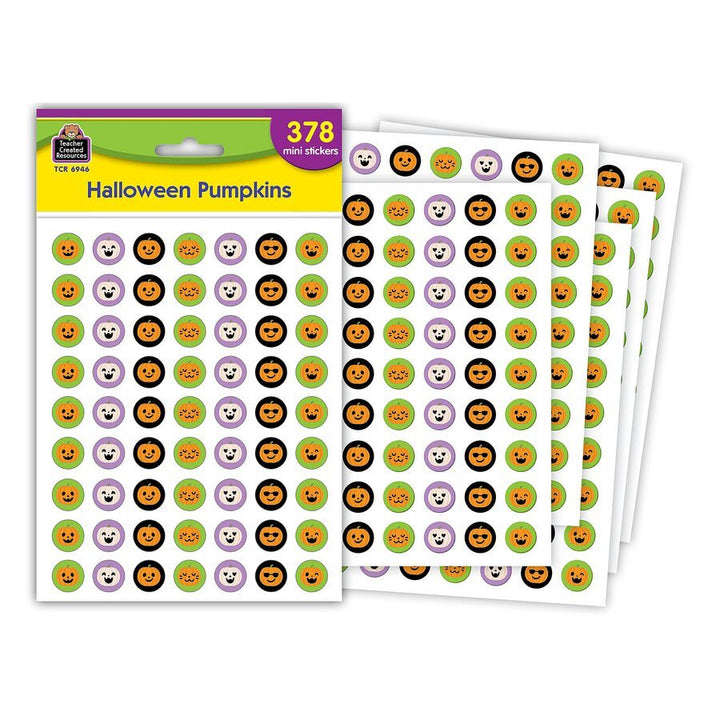 Halloween Pumpkin Mini Stickers-Tools 4 Teaching-Classroom Decor and More