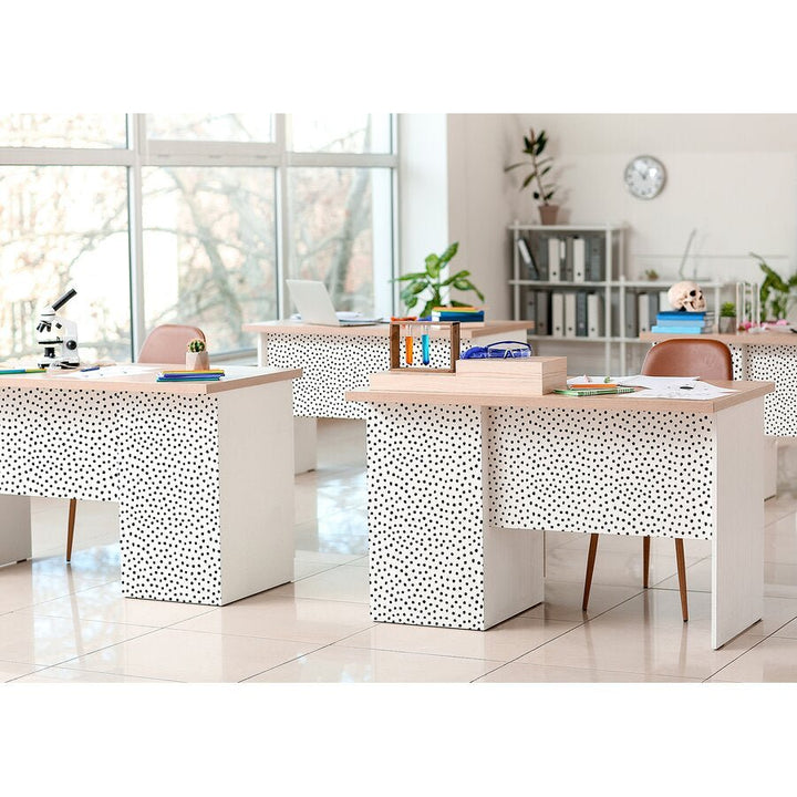 Black Painted Dots Peel and Stick Decorative Paper-Bulletin Board Paper - Fadeless-Tools 4 Teaching-Classroom Decor and More