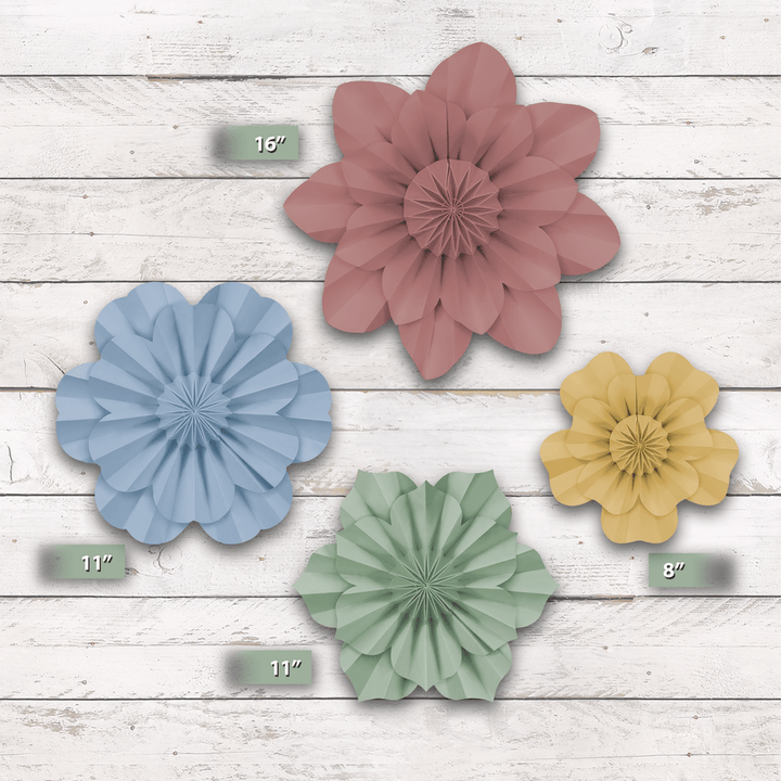 Cottage Charm Paper Flowers-Accents-Tools 4 Teaching-Classroom Decor and More