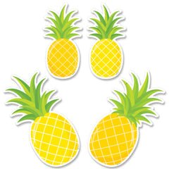 Palm Paradise Pineapple Party 6 Inch Designer Cut-Outs-Accents-Tools 4 Teaching-Classroom Decor and More