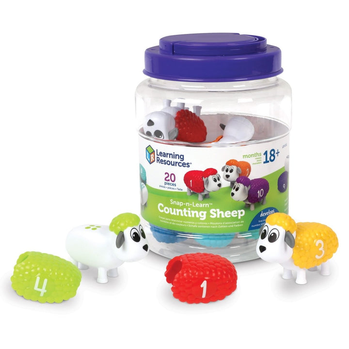 Snap-n-Learn™ Counting Sheep-Numbers, Counting & Sorting-Tools 4 Teaching-Classroom Decor and More
